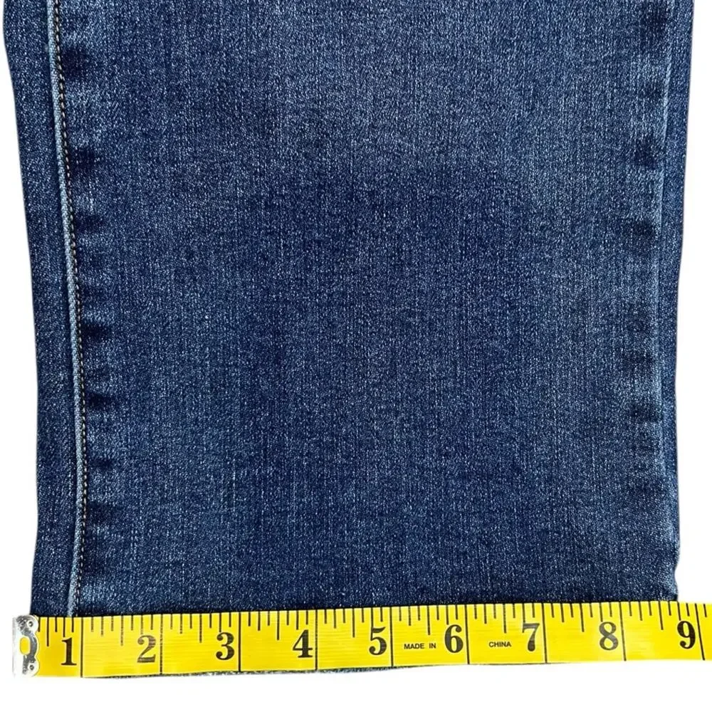 Risen Jeans Sz 30 High Rise Straight Slim Flare Ankle Jeans - RDP5711 - Picture 15 of 15